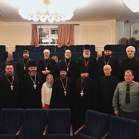 Заседание Синодального отдела по взаимодействию с Вооруженными Силами и правоохранительными органами РПЦ