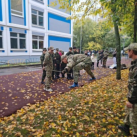 Военно-патриотическая игра в школе 1191