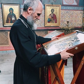 Икона святого Александра Невского в подарок от СОБРа