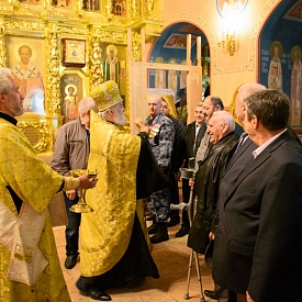 Встреча ветеранов и действующих офицеров ОМОНа в храме святителя Николая на Щепах